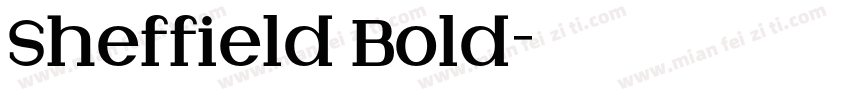 Sheffield Bold字体转换